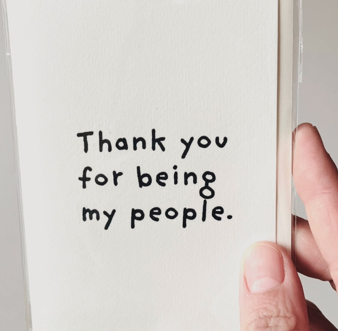 Thank you for being my people.