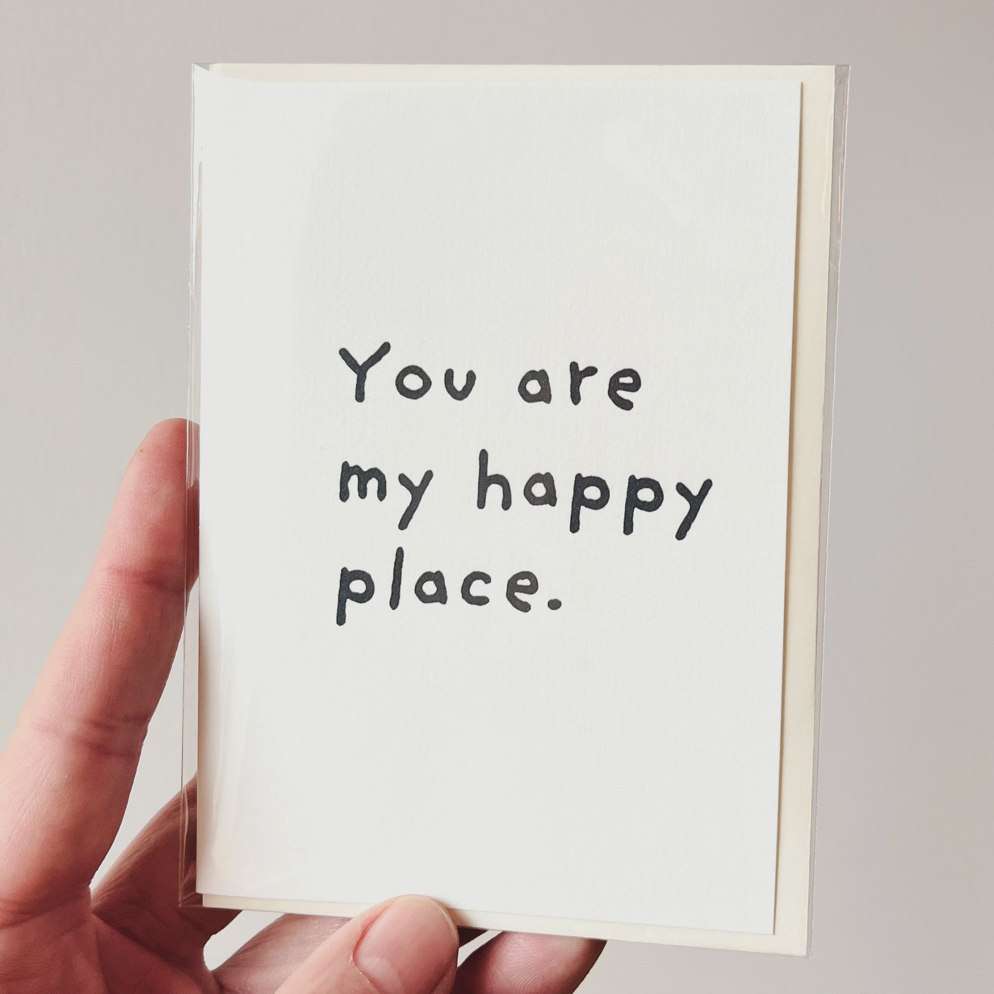 You are my happy place.